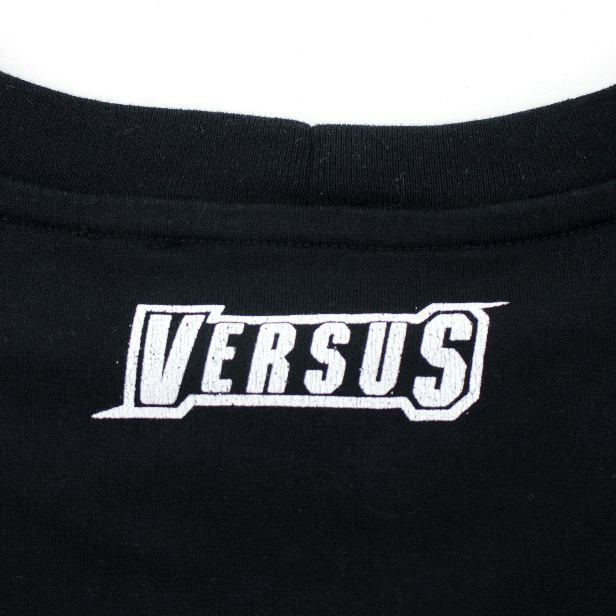 Versace Versus La Fit Print T-shirt Black