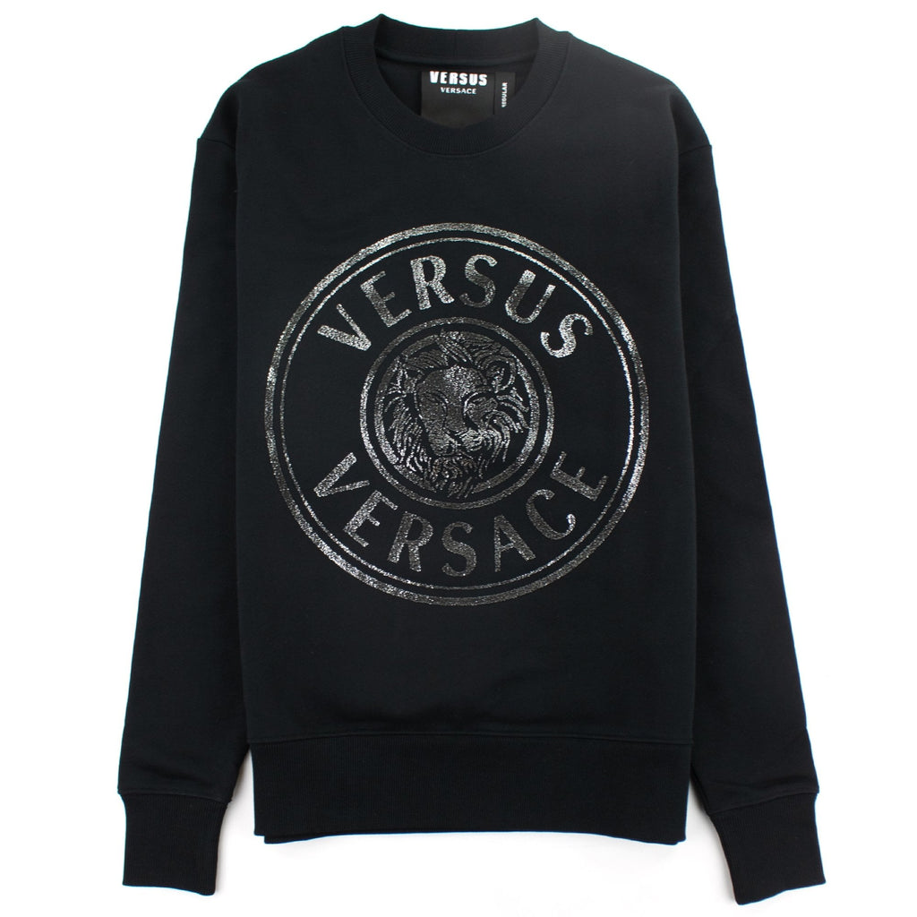 Versace Versus Lion Medallion Sweatshirt Black