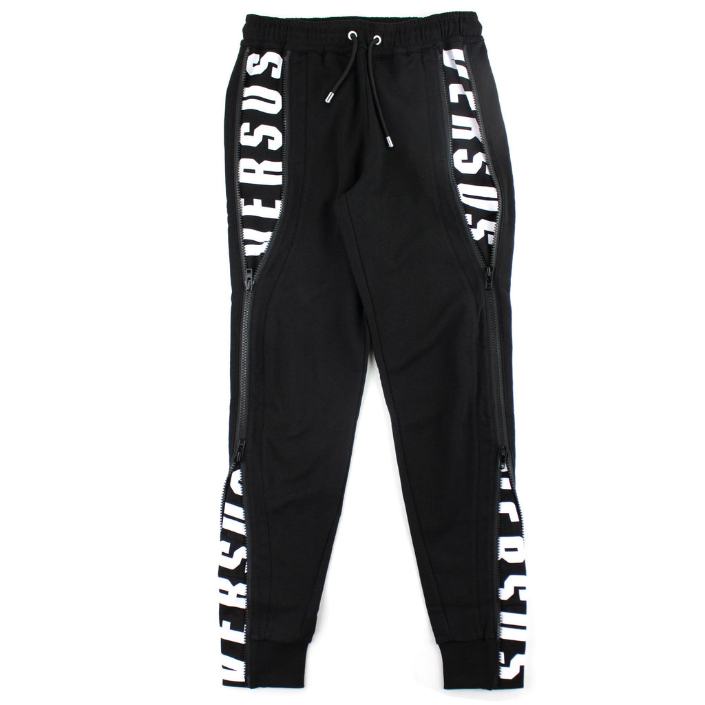 Versace Versus Zip Leg Bottoms Black