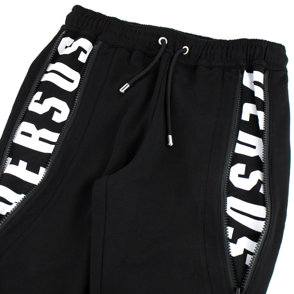 Versace Versus Zip Leg Bottoms Black