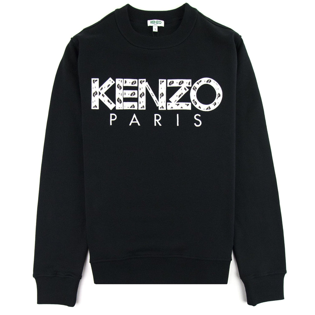 Kenzo Paris Logo Sweatshirt Black