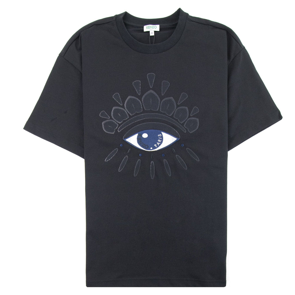 Kenzo Embroidered Icon Mesh Eye Skate T-shirt Black