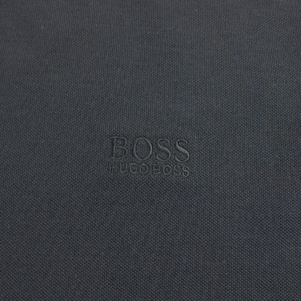 Hugo Boss Regular-fit Polo Shirt In Pima-cotton Navy