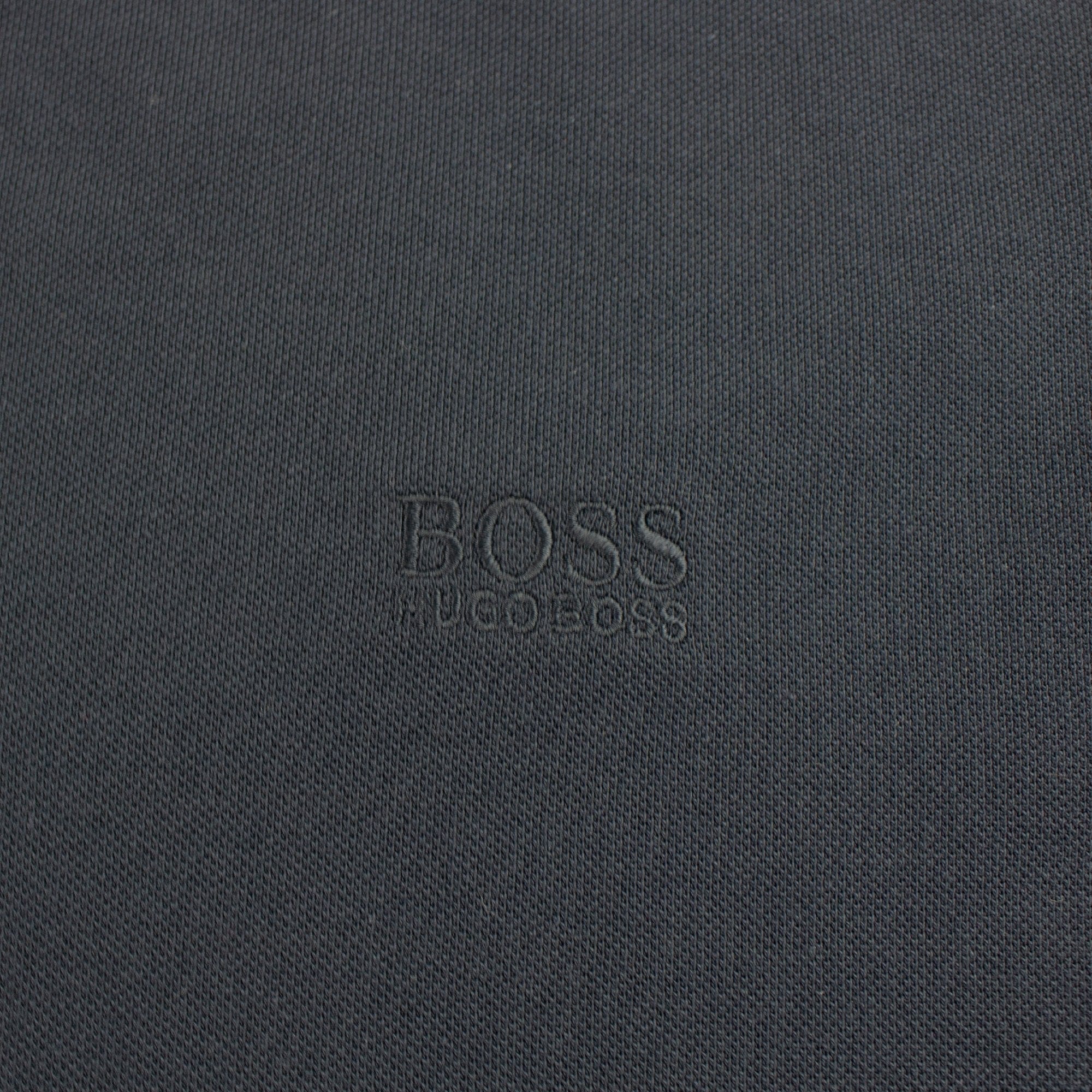 Hugo Boss Regular-fit Polo Shirt In Pima-cotton Navy