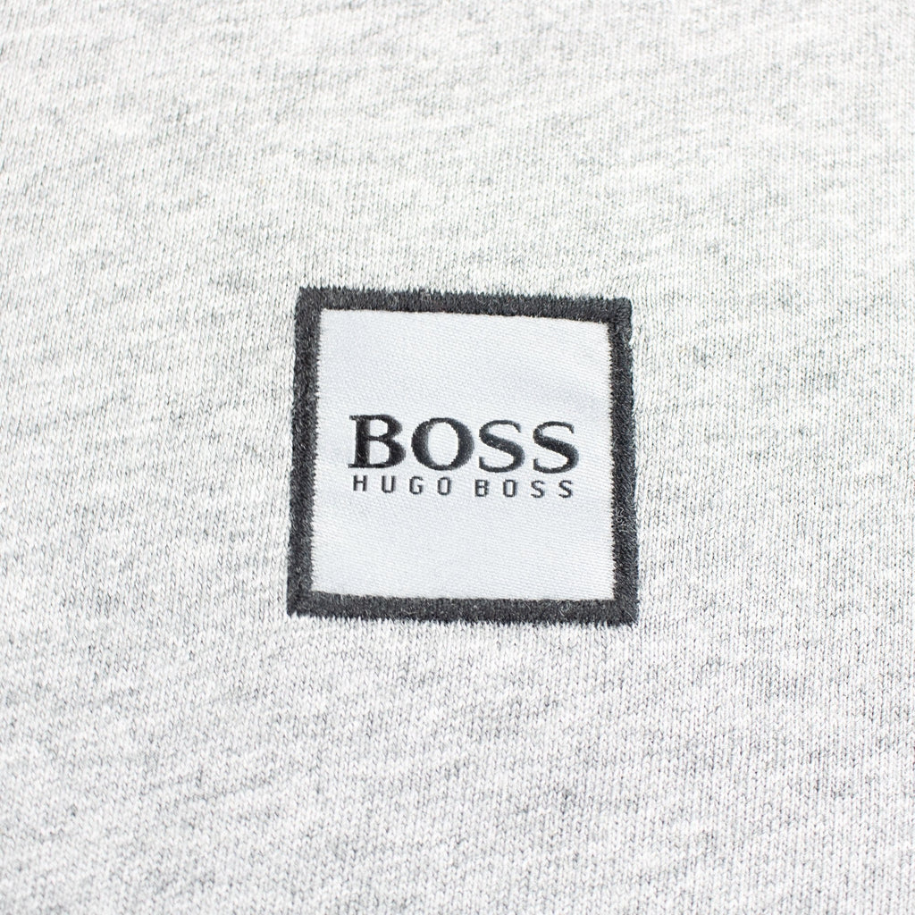 Hugo Boss Crew-neck T-shirt In Single-jersey Cotton Grey