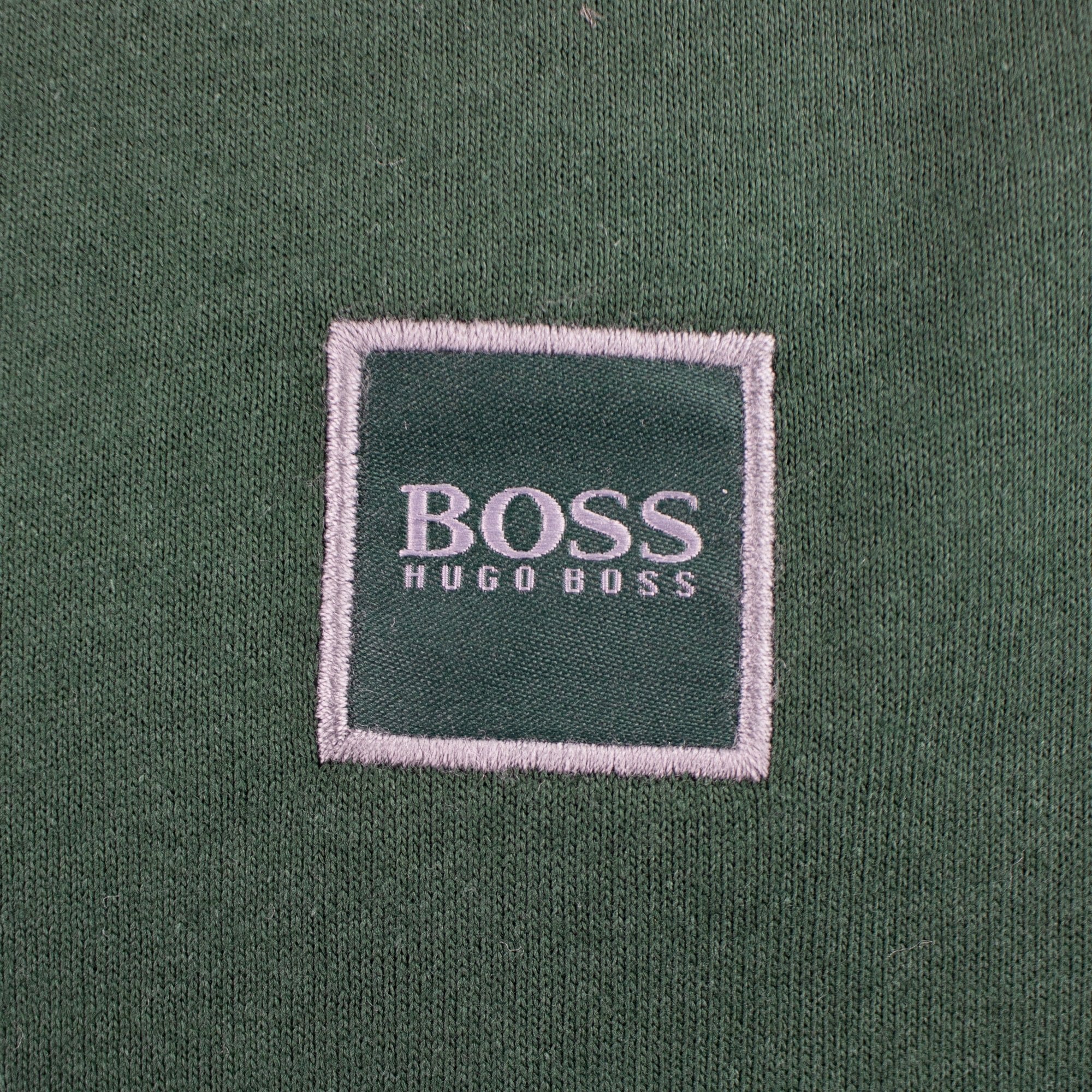 Hugo Boss Crew-neck T-shirt In Single-jersey Cotton Green
