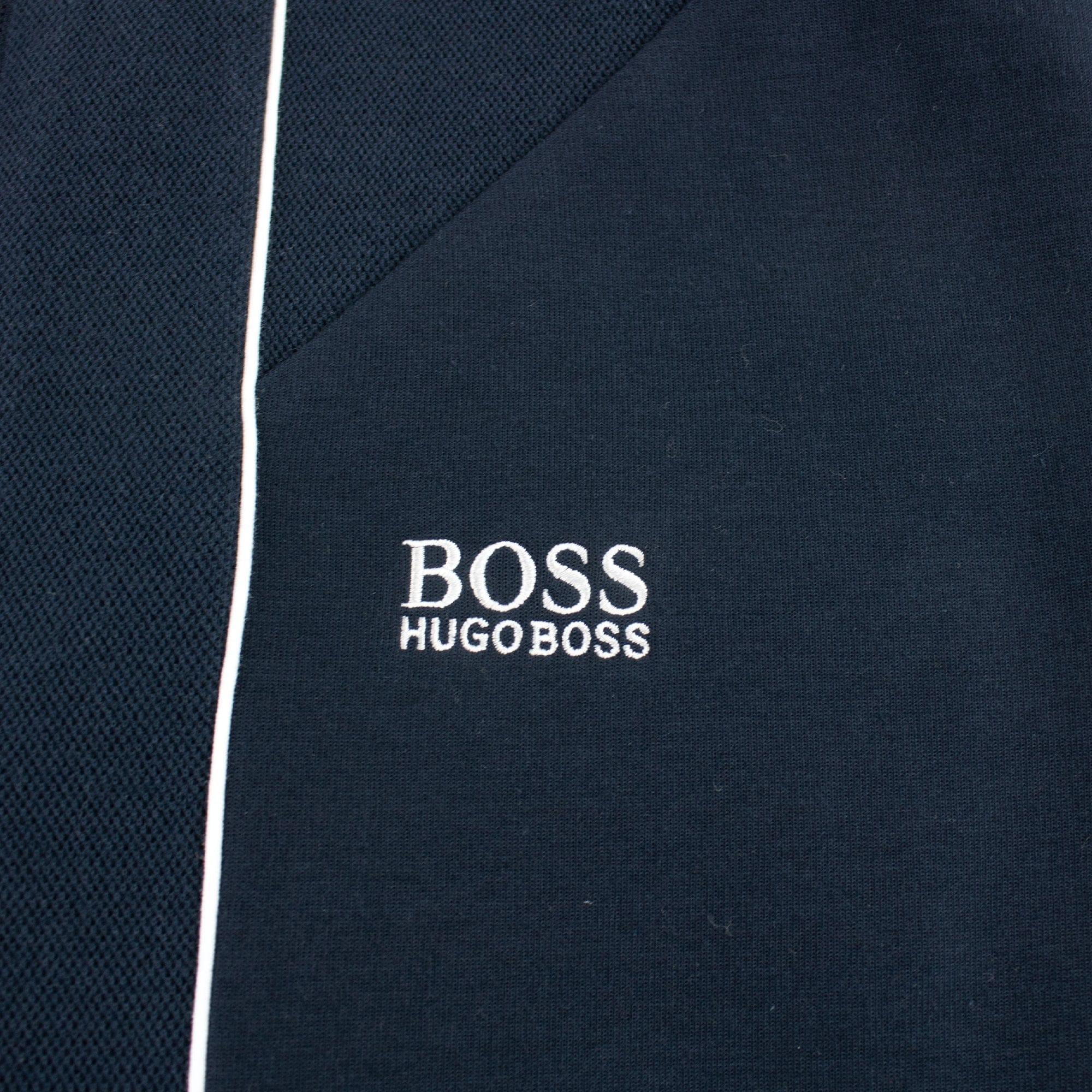 Hugo Boss Regular-fit Sweatshirt With Embroidered Logo Dark Blue