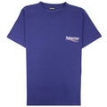Balenciaga Short Sleeve Political T Shirt Blue 1195
