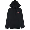 Balenciaga Logo Print Hooded Sweatshirt Black 1070