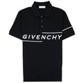 Givenchy Broken Logo Polo Shirt Black