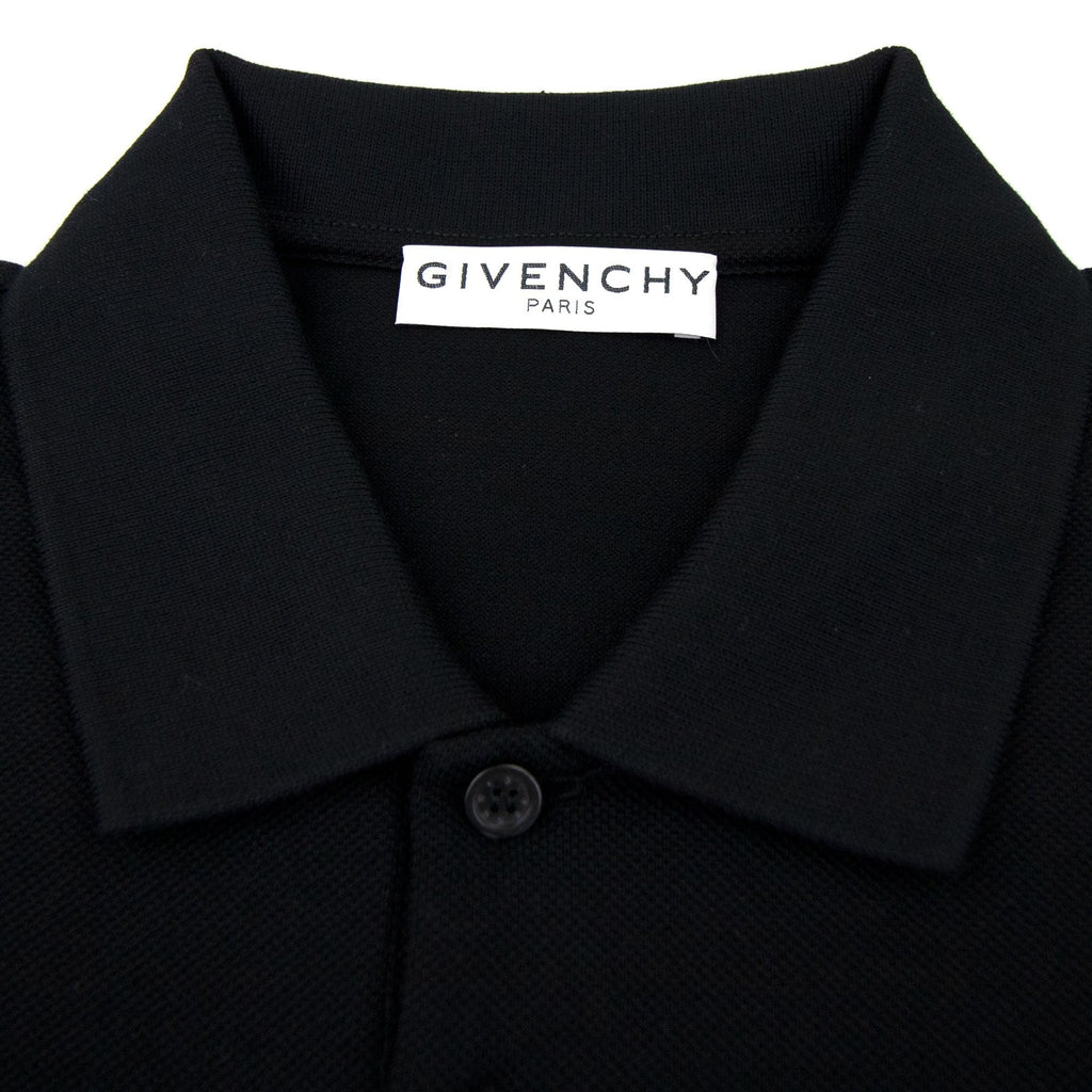 Givenchy Broken Logo Polo Shirt Black