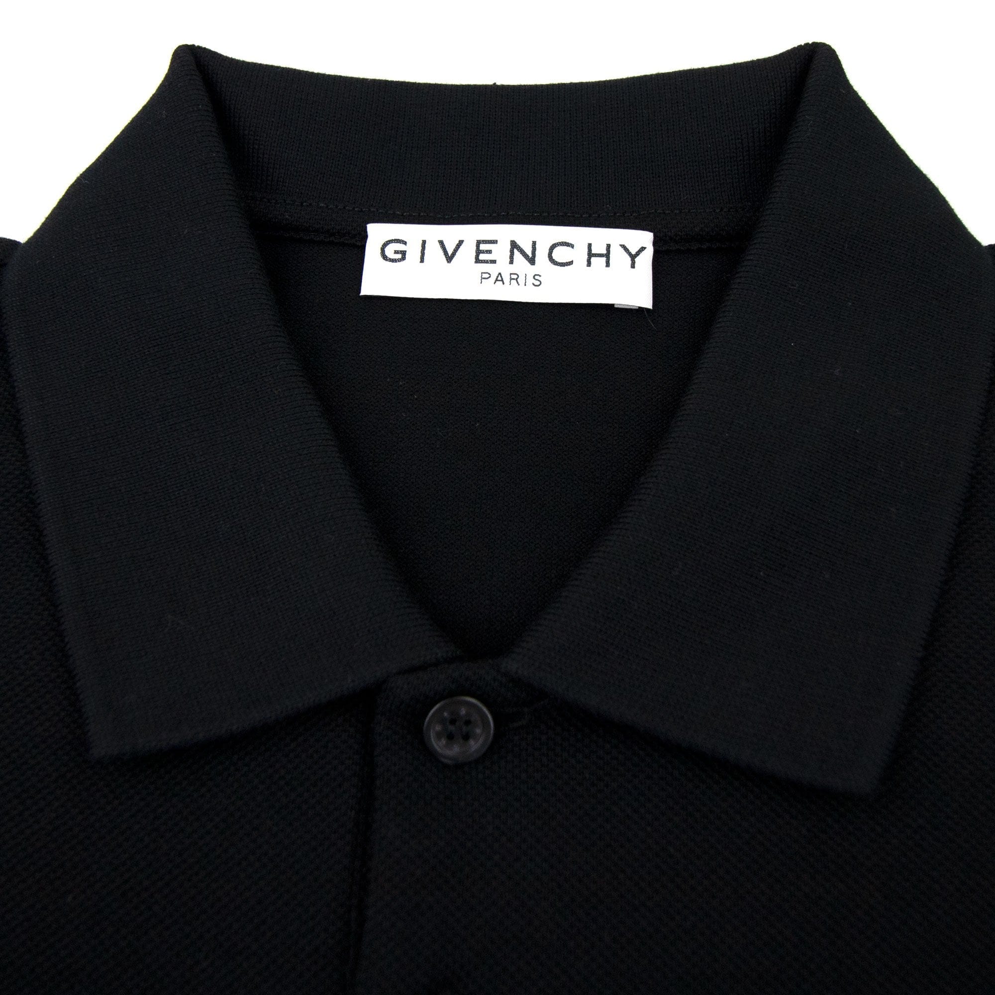 Givenchy Broken Logo Polo Shirt Black