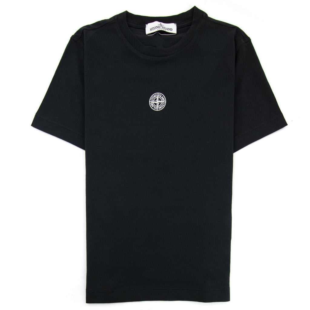Stone Island Junior Digital Landscape T-shirt Black V0029