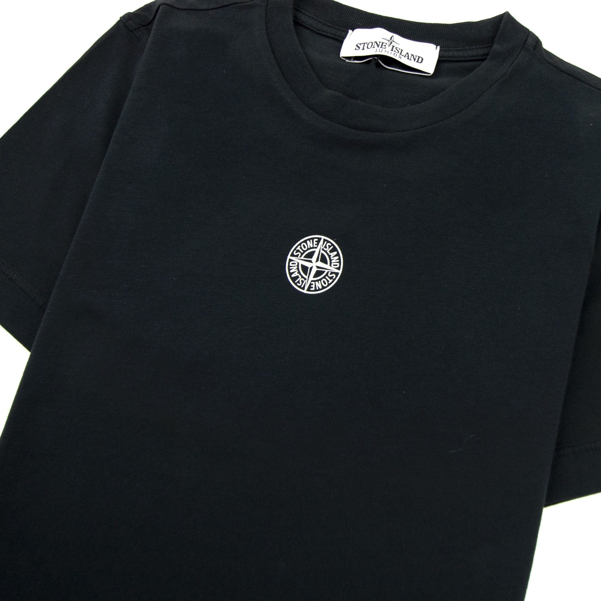 Stone Island Junior Digital Landscape T-shirt Black V0029