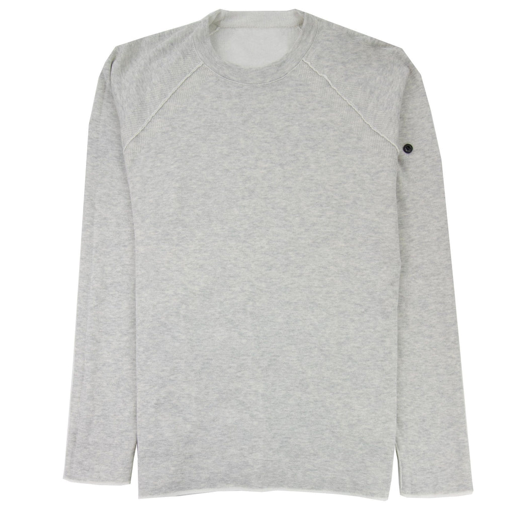 Stone Island Reversible Knit Pullover Light Grey