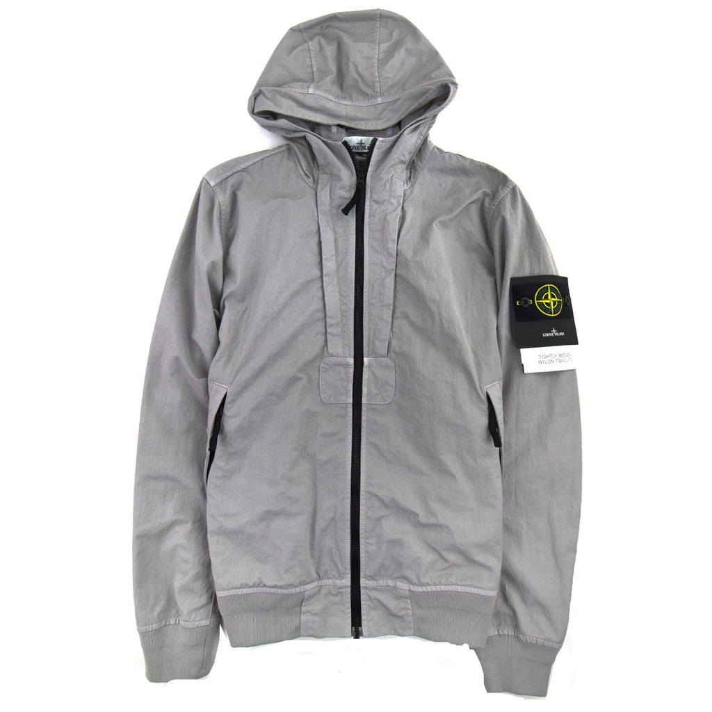 Stone Island Woven Nylon Twill TC Jacket Light Grey