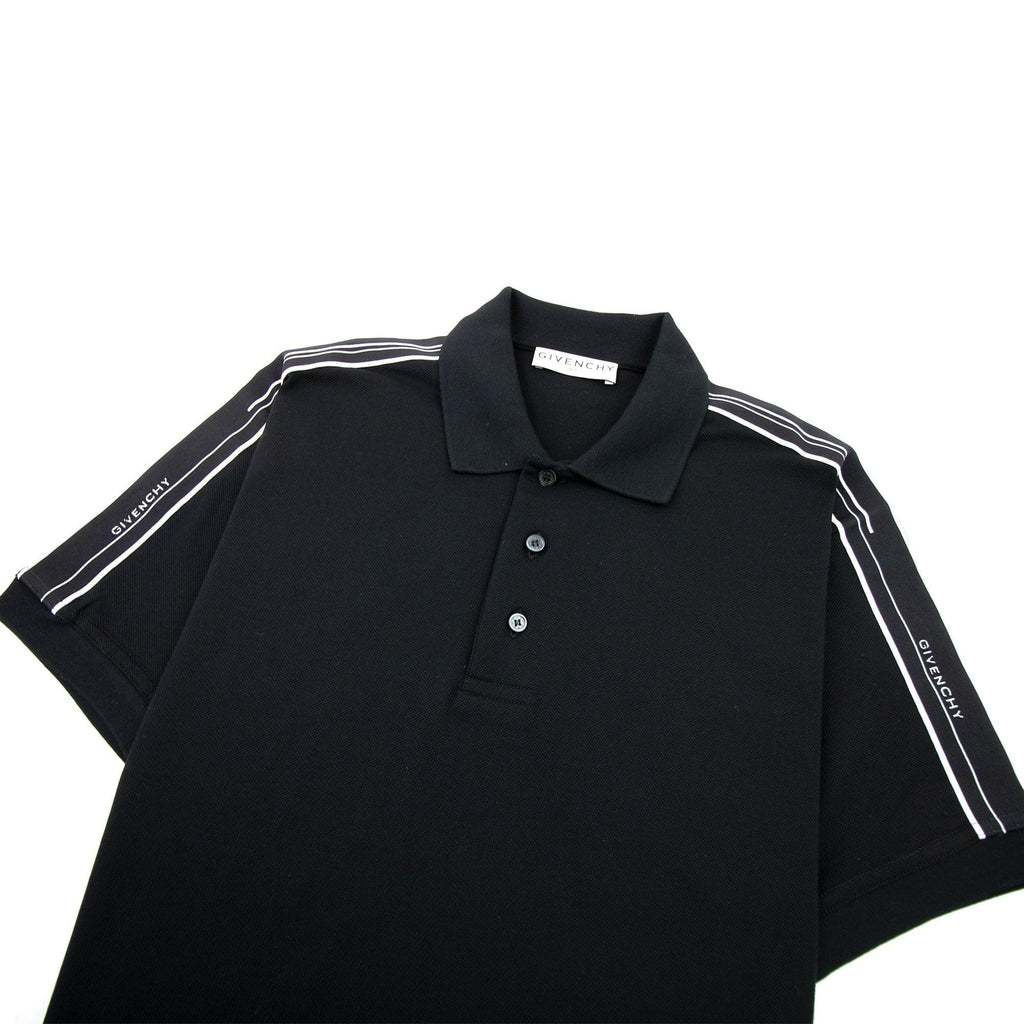 Givenchy Band Polo Shirt Black