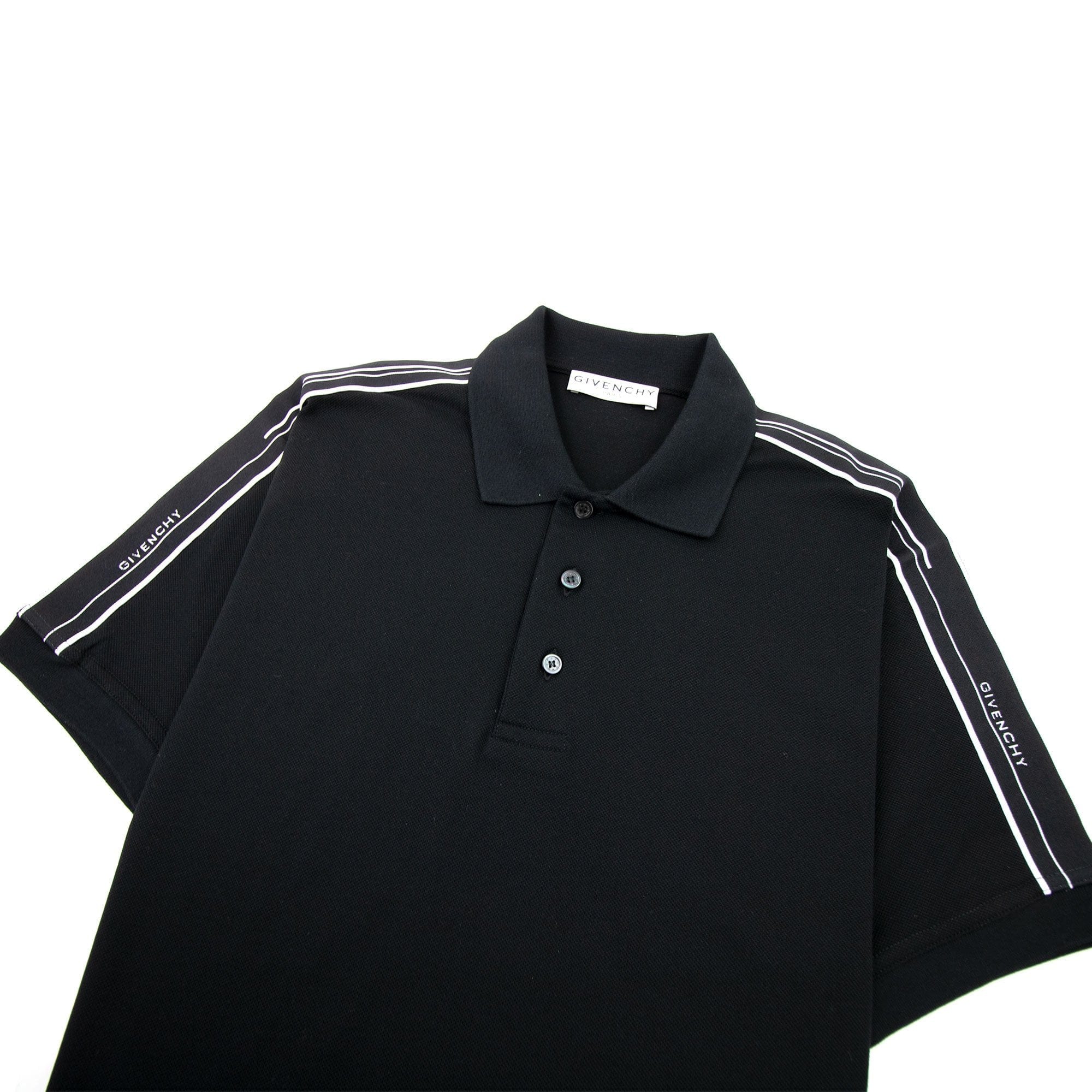 Givenchy Band Polo Shirt Black