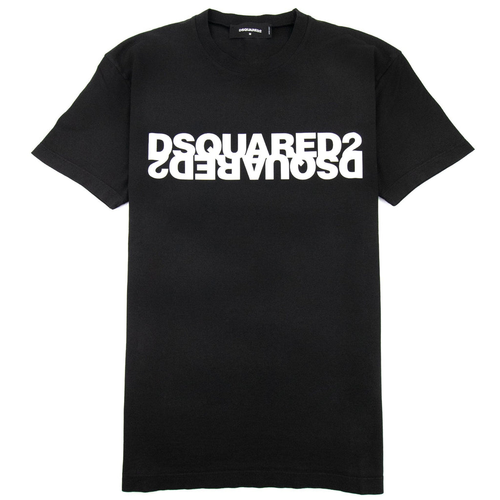 Dsquared2 Mirror Logo Tshirt Black
