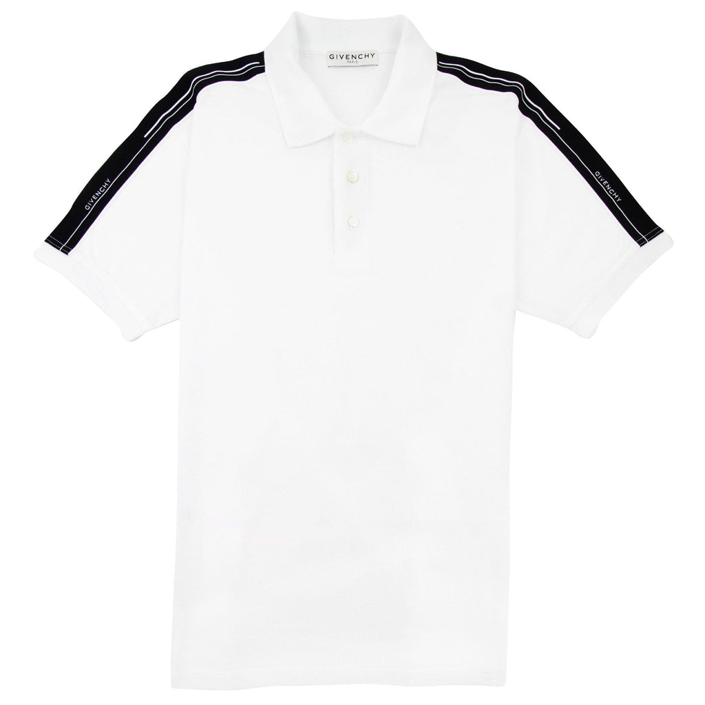 Givenchy Band Polo Shirt White