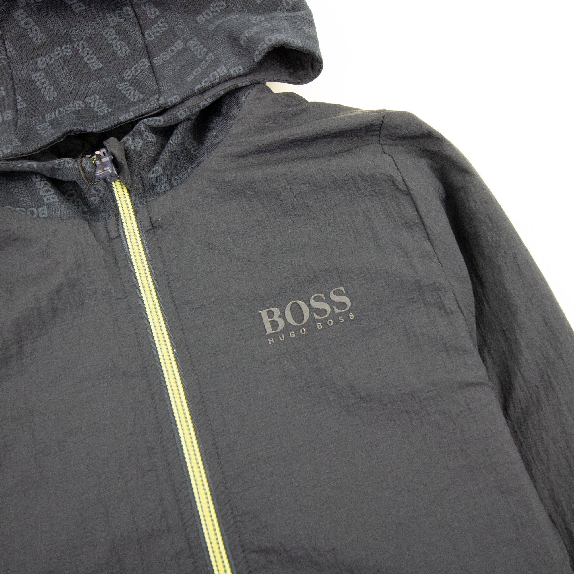 Hugo Boss Kids Reversible Zip Up Hoodie Navy