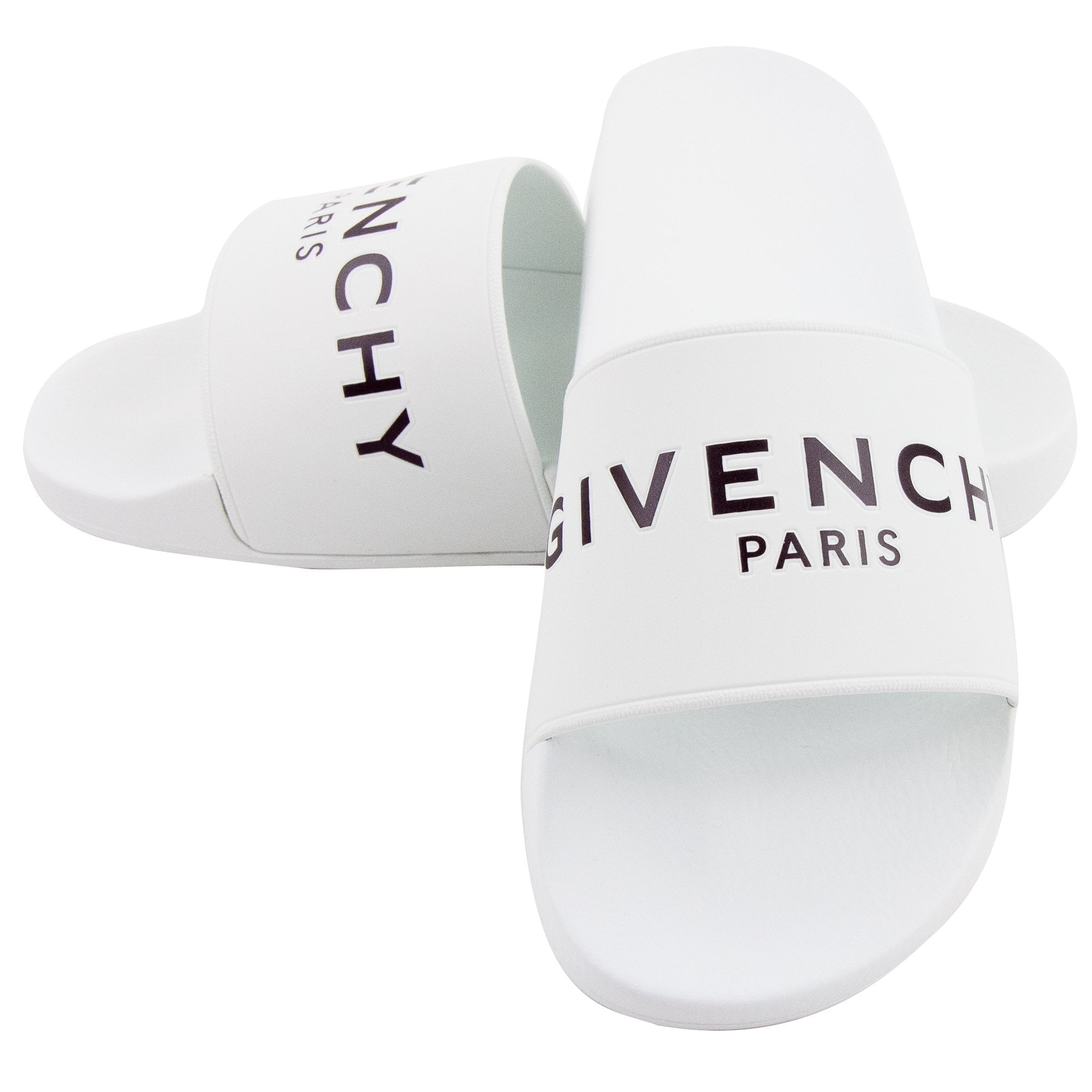 Givenchy Logo Slides White