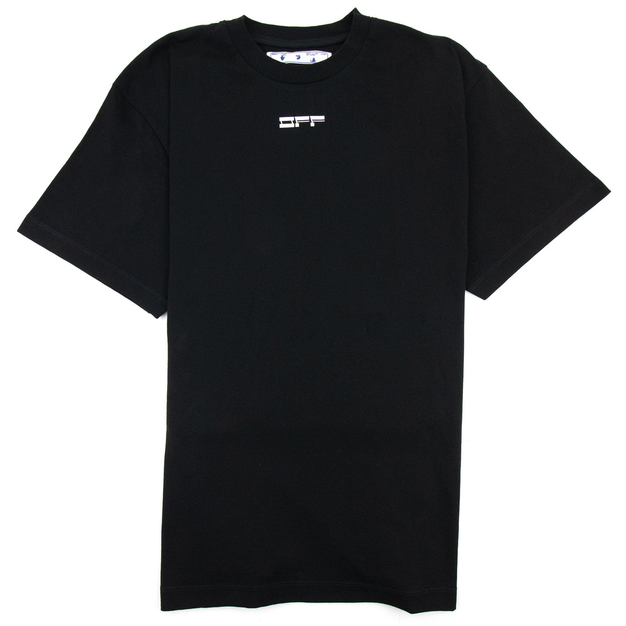 Off White Masked Face Printed S/s T Shirt Black/white