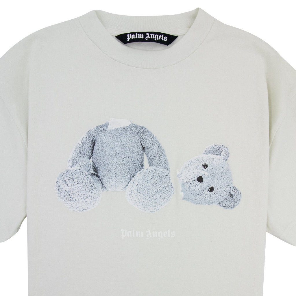 Palm Angels Ice Bear Logo T Shirt Mint White