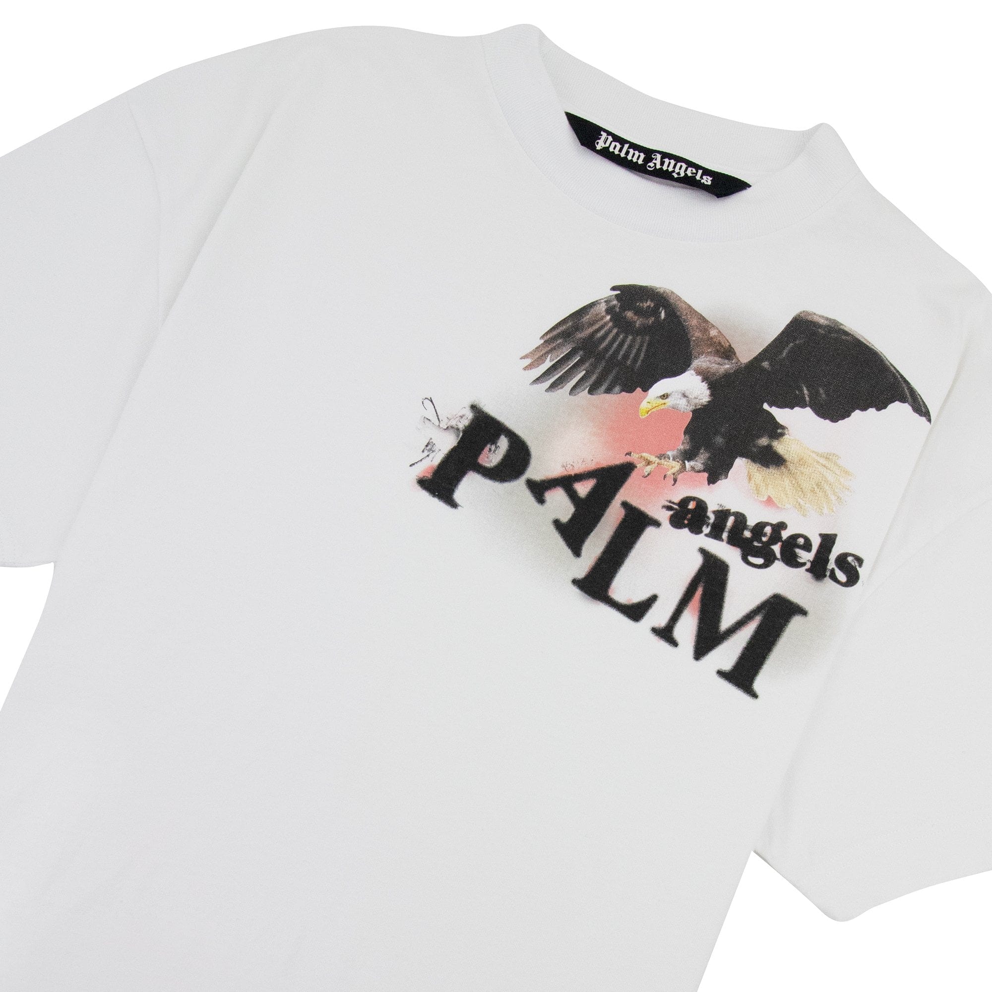 Palm Angels Eagle Print T Shirt White