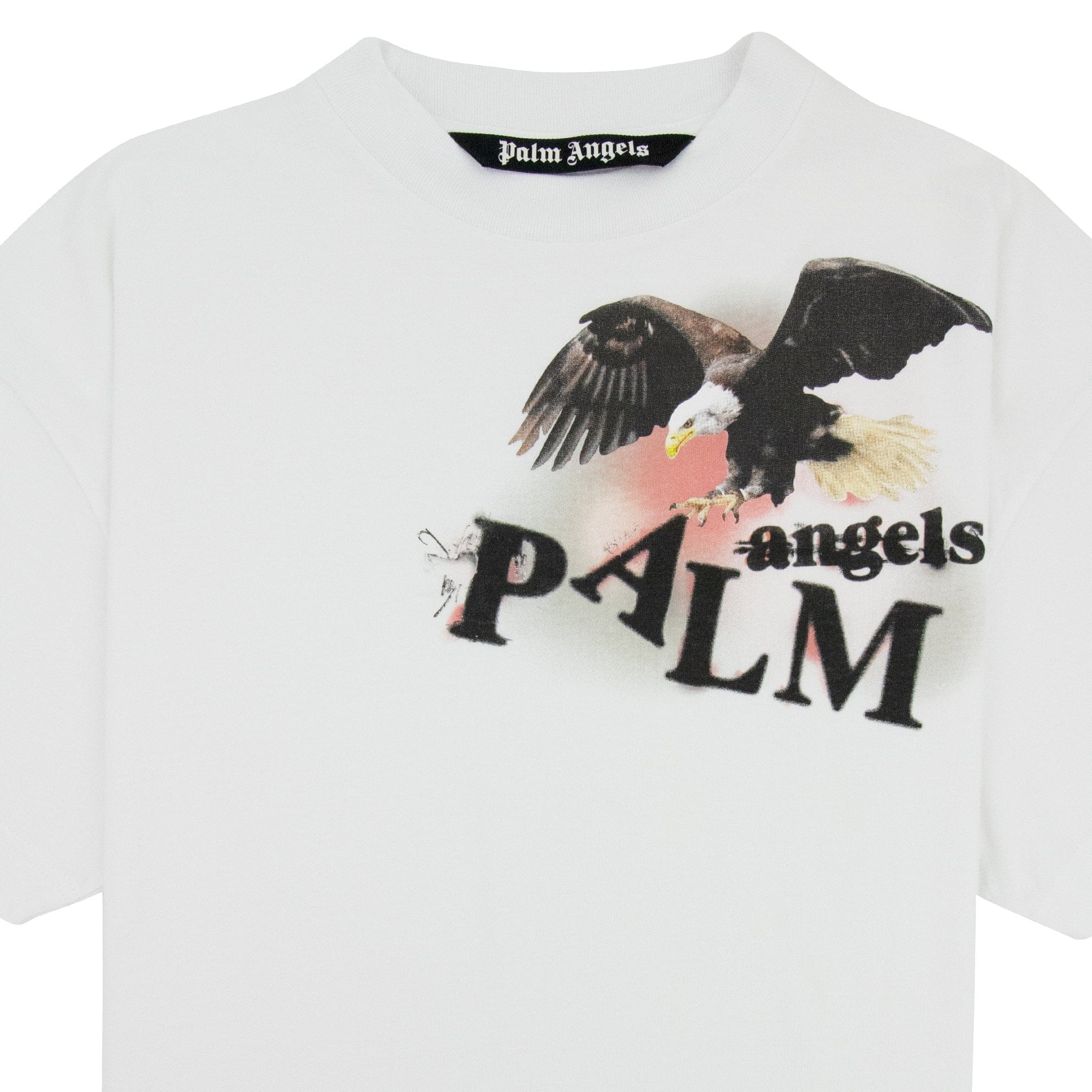 Palm Angels Eagle Print T Shirt White