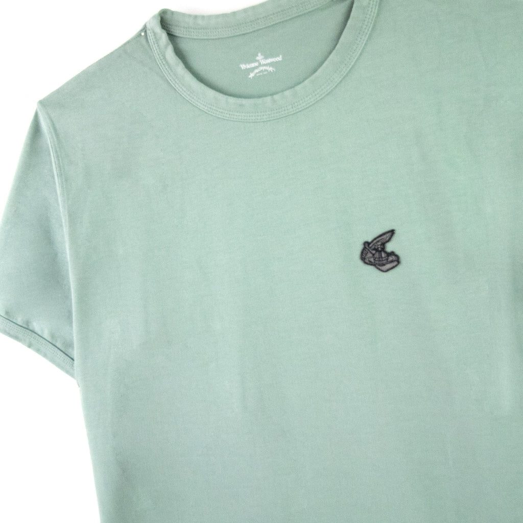 Vivienne Westwood Anglomania Small Cutlass Orb Logo T-shirt Green M401