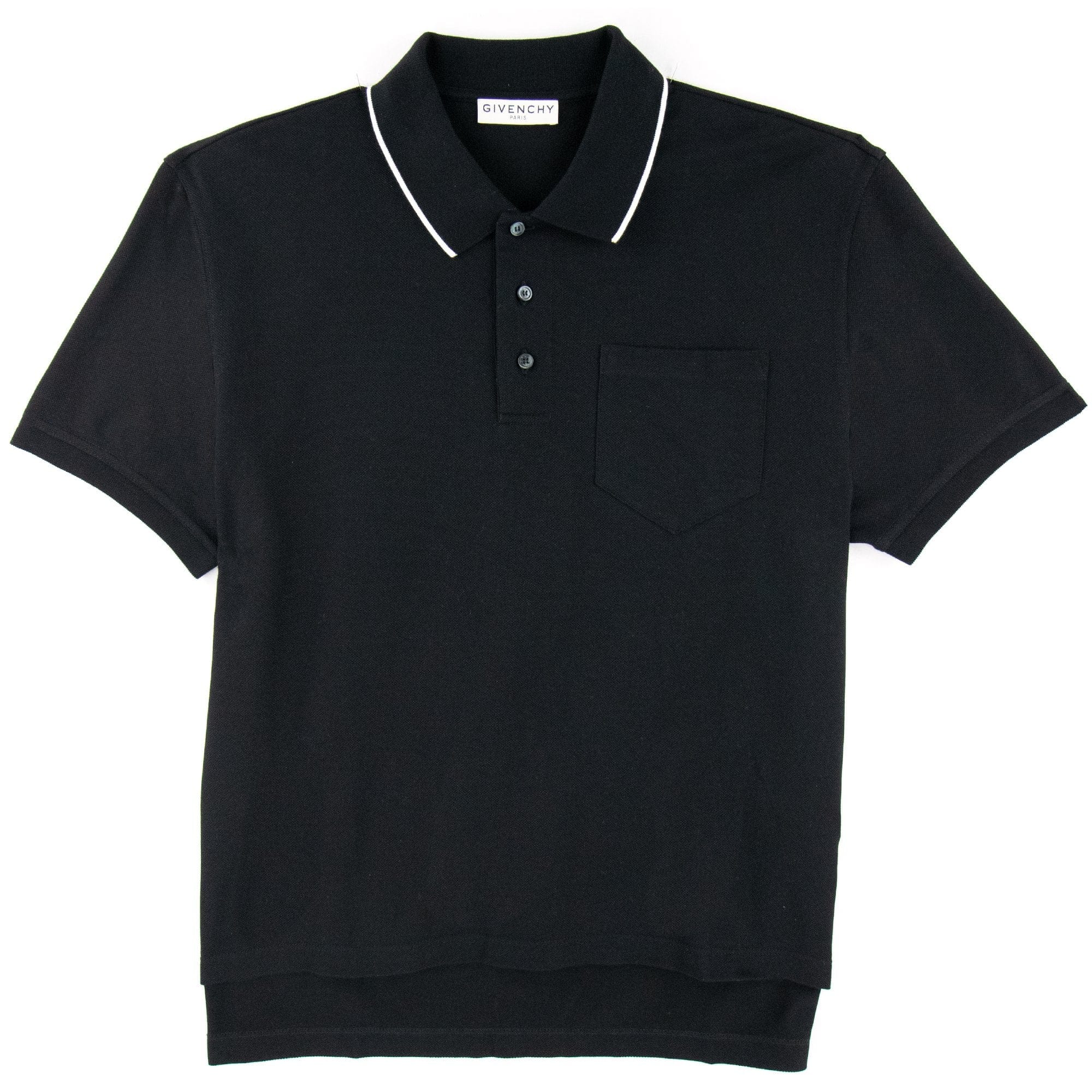Givenchy Back Print Polo Black