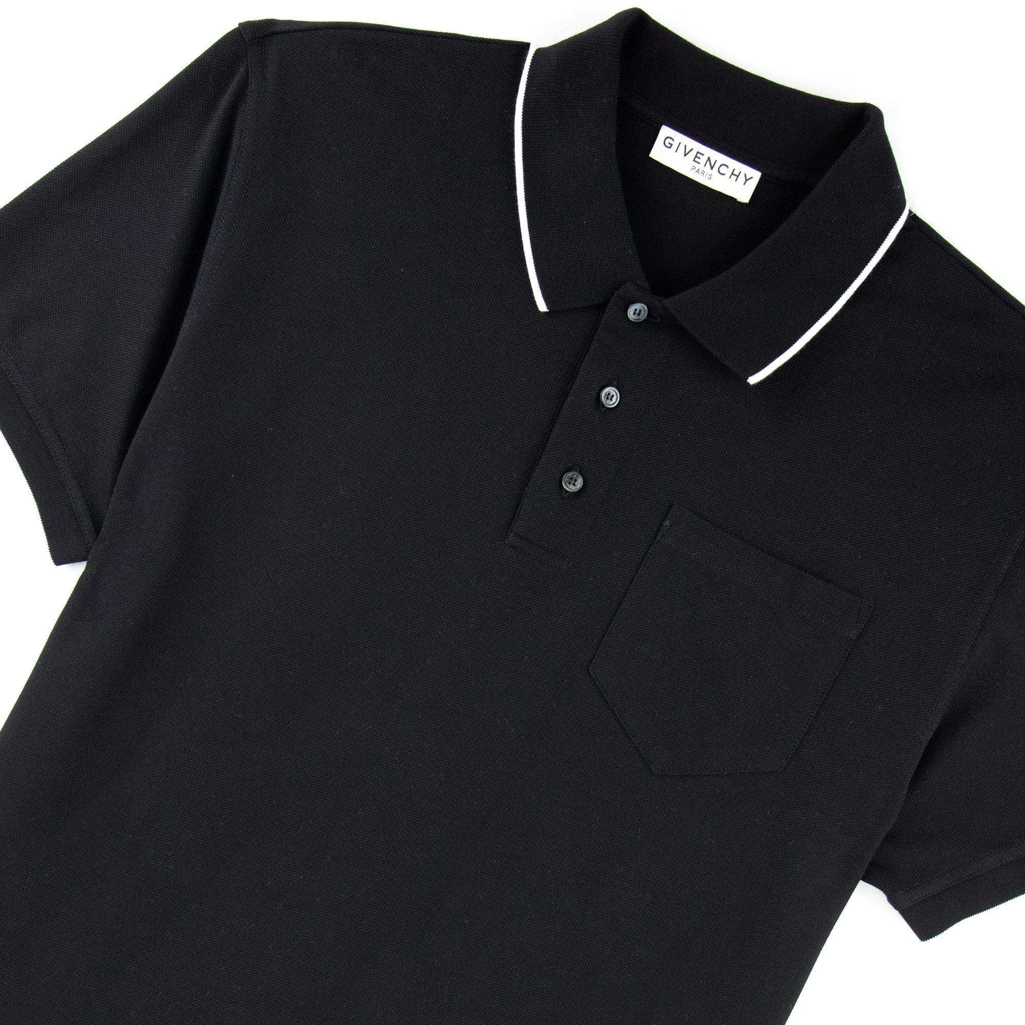 Givenchy Back Print Polo Black