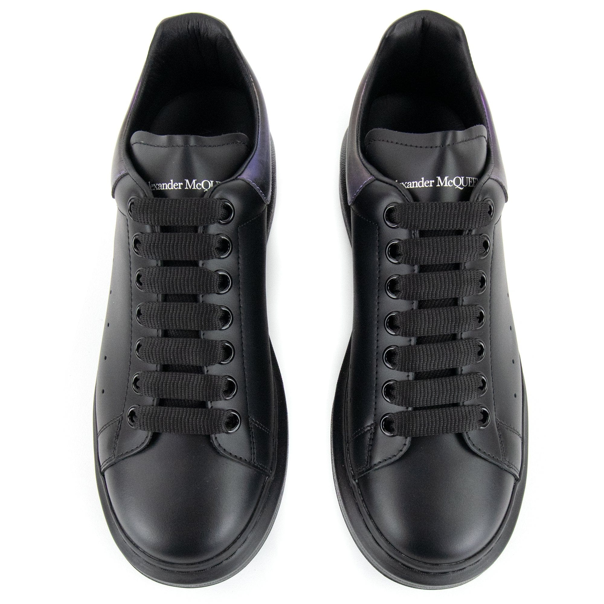 Alexander McQueen Exaggerated Sole Transparent Heel Sneakers Black/Dusk 1480