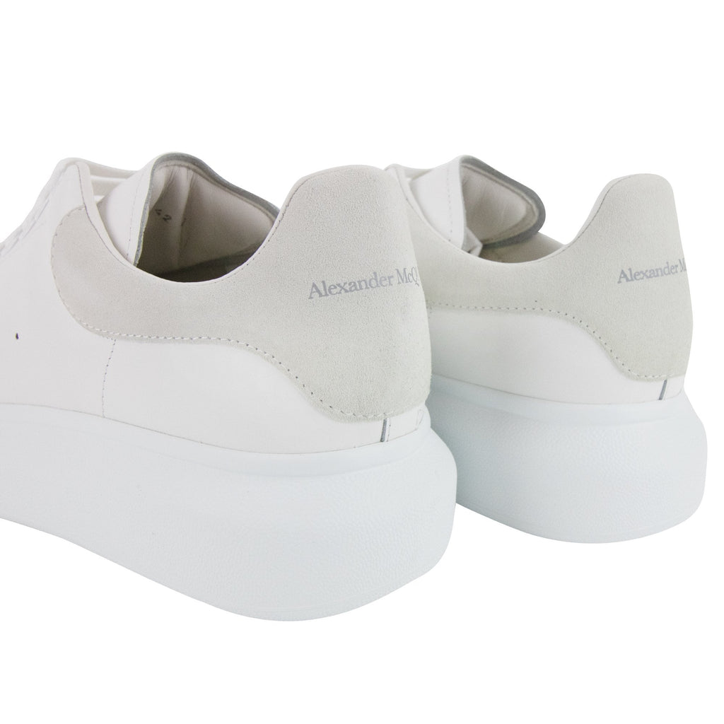 Alexander McQueen Exaggerated Sole Transparent Heel Sneakers White/white 9000