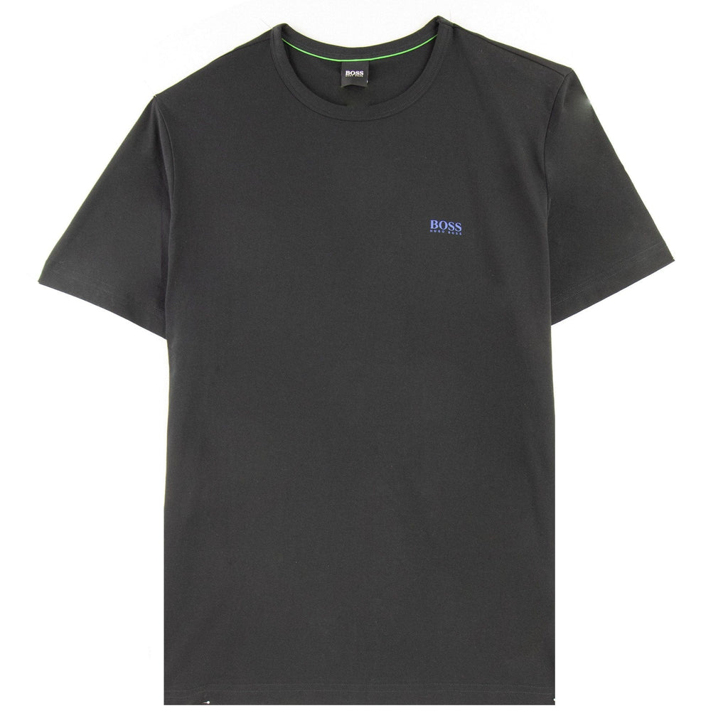 Hugo Boss Regular-fit T-shirt With Contrast Logo Black 002 DS3