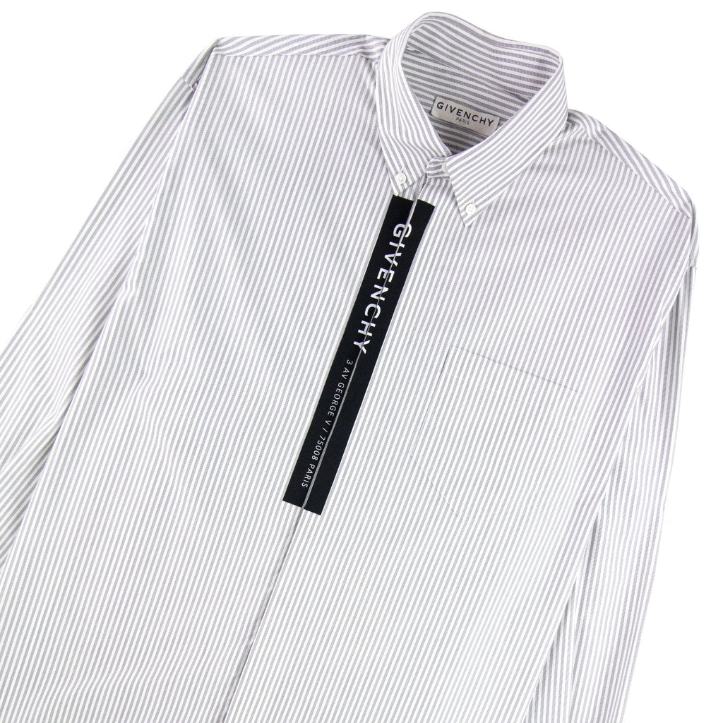 Givenchy Poplin Shirt Tape White/black