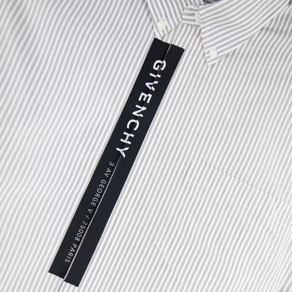 Givenchy Poplin Shirt Tape White/black
