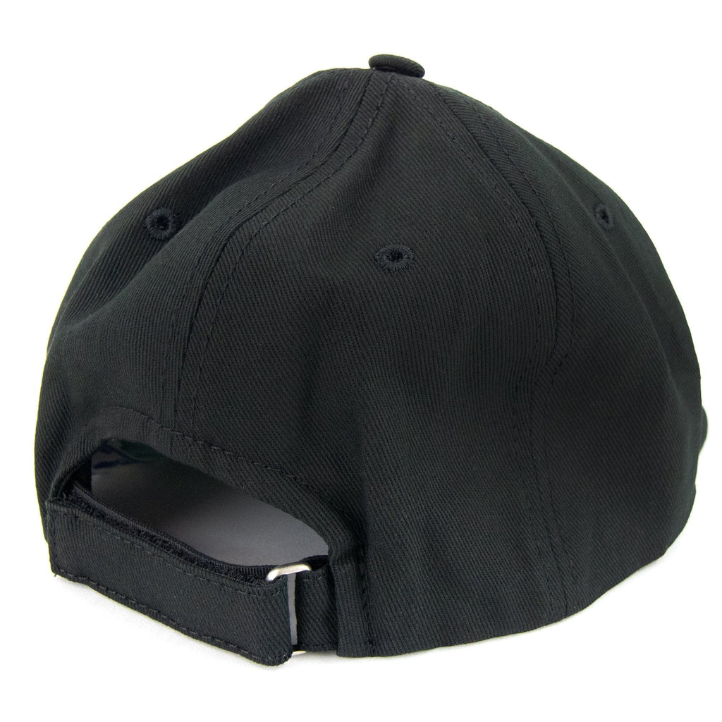 Off White Logo Embroidered Baseball Cap Black/white