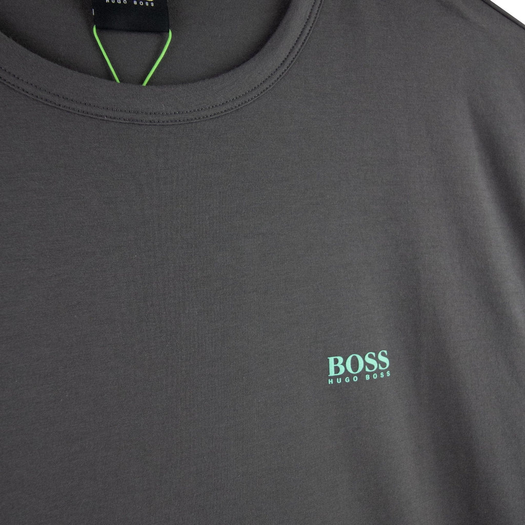 Hugo Boss Regular-fit T-shirt With Contrast Logo Navy 414 DS3