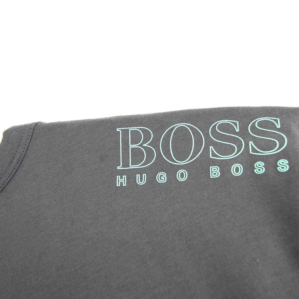 Hugo Boss Regular-fit T-shirt With Contrast Logo Navy 414 DS3