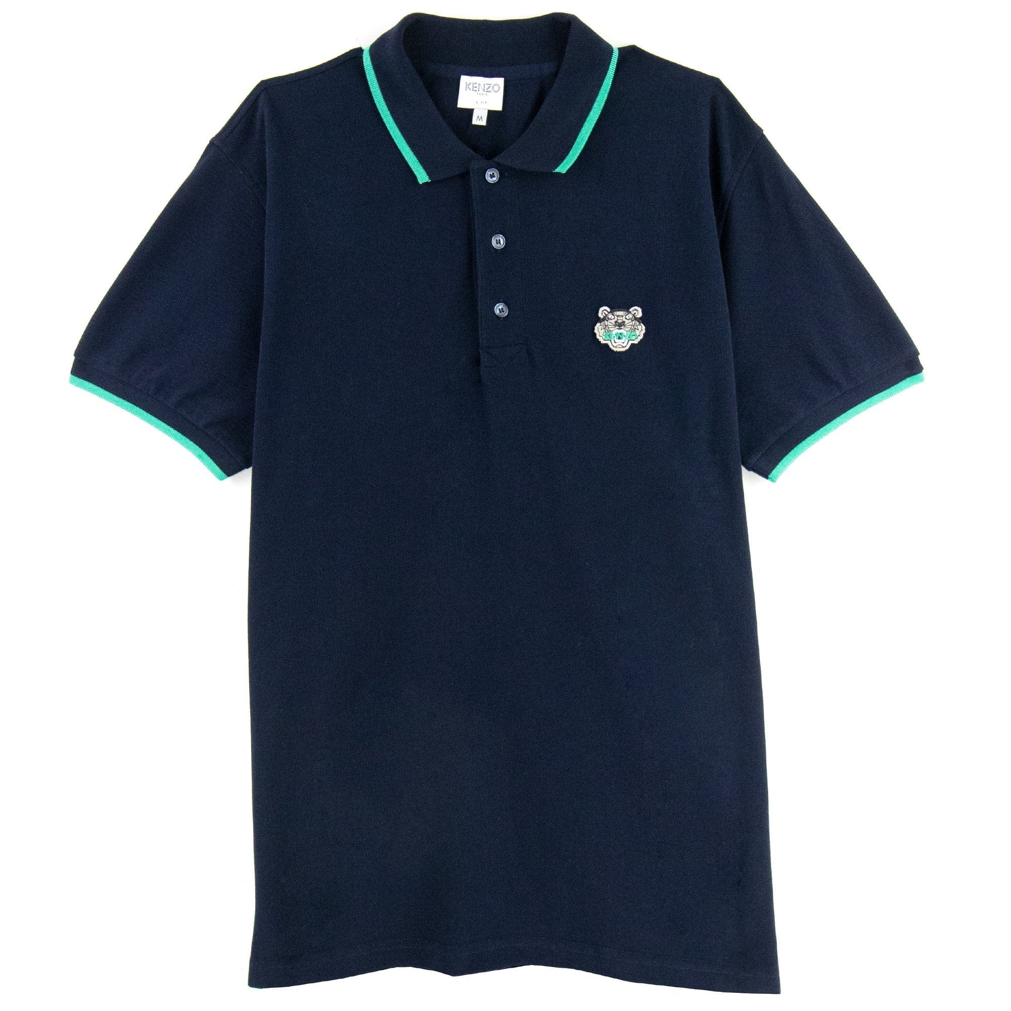 Kenzo Tiger Crest Polo Navy Blue DS3