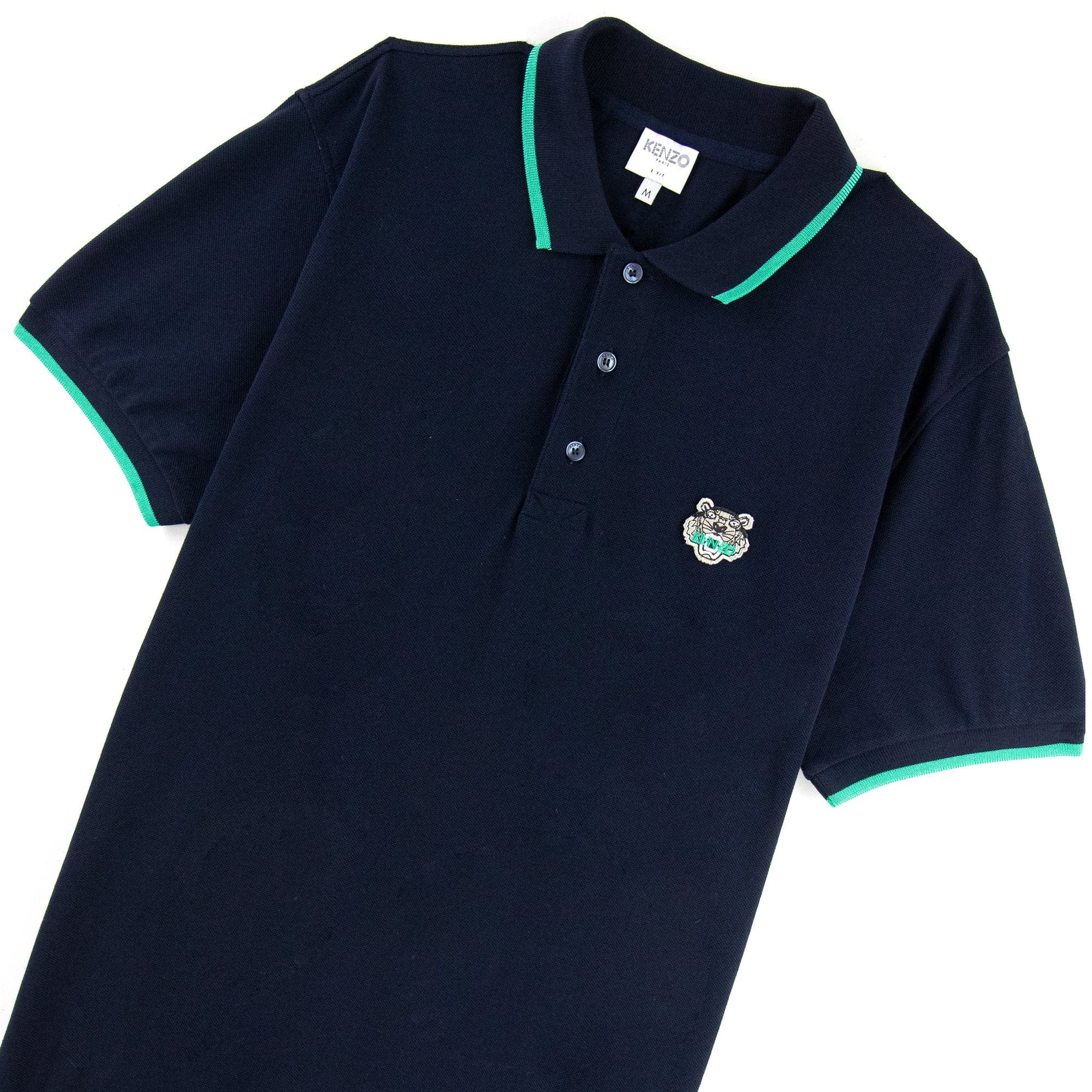Kenzo Tiger Crest Polo Navy Blue DS3