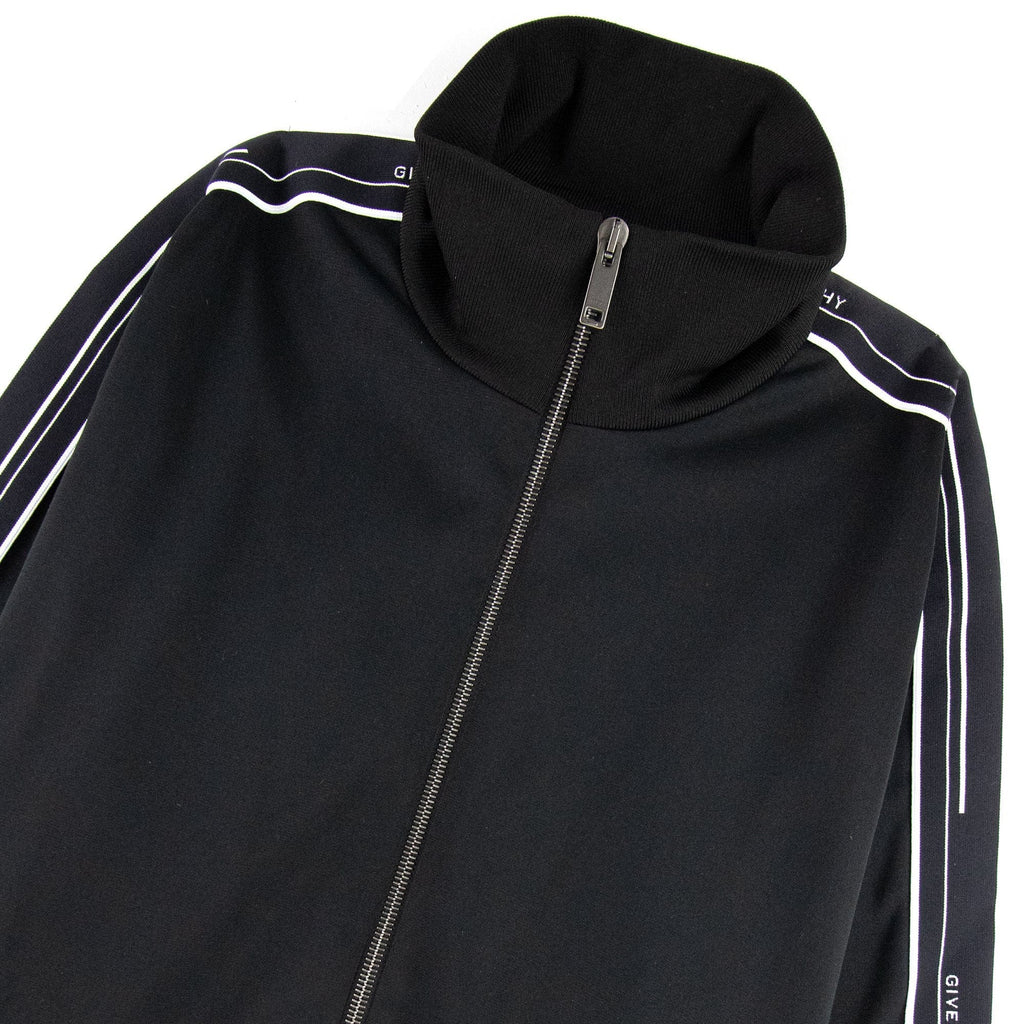 Givenchy Zip Sweatshirt Side Detail Black