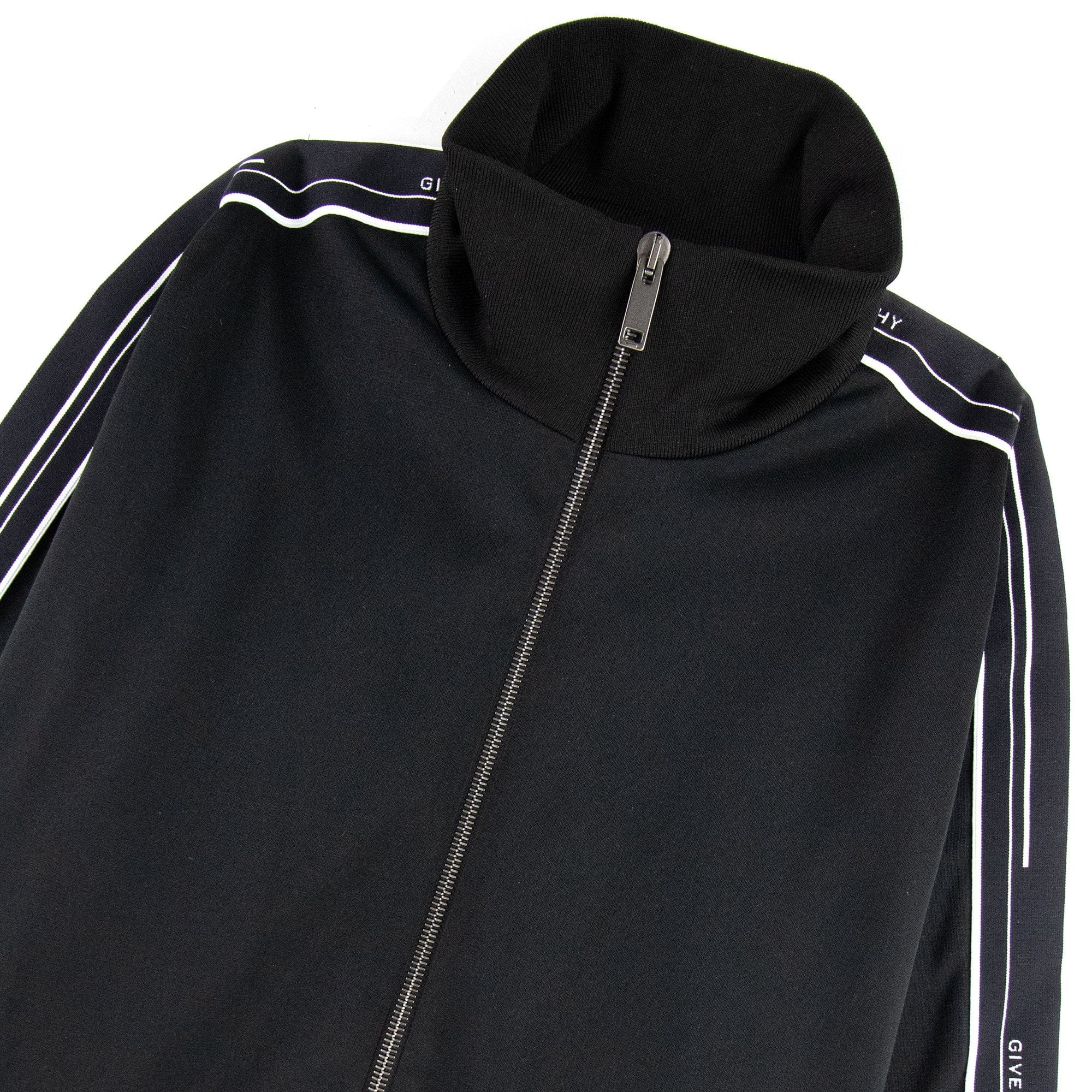Givenchy Zip Sweatshirt Side Detail Black
