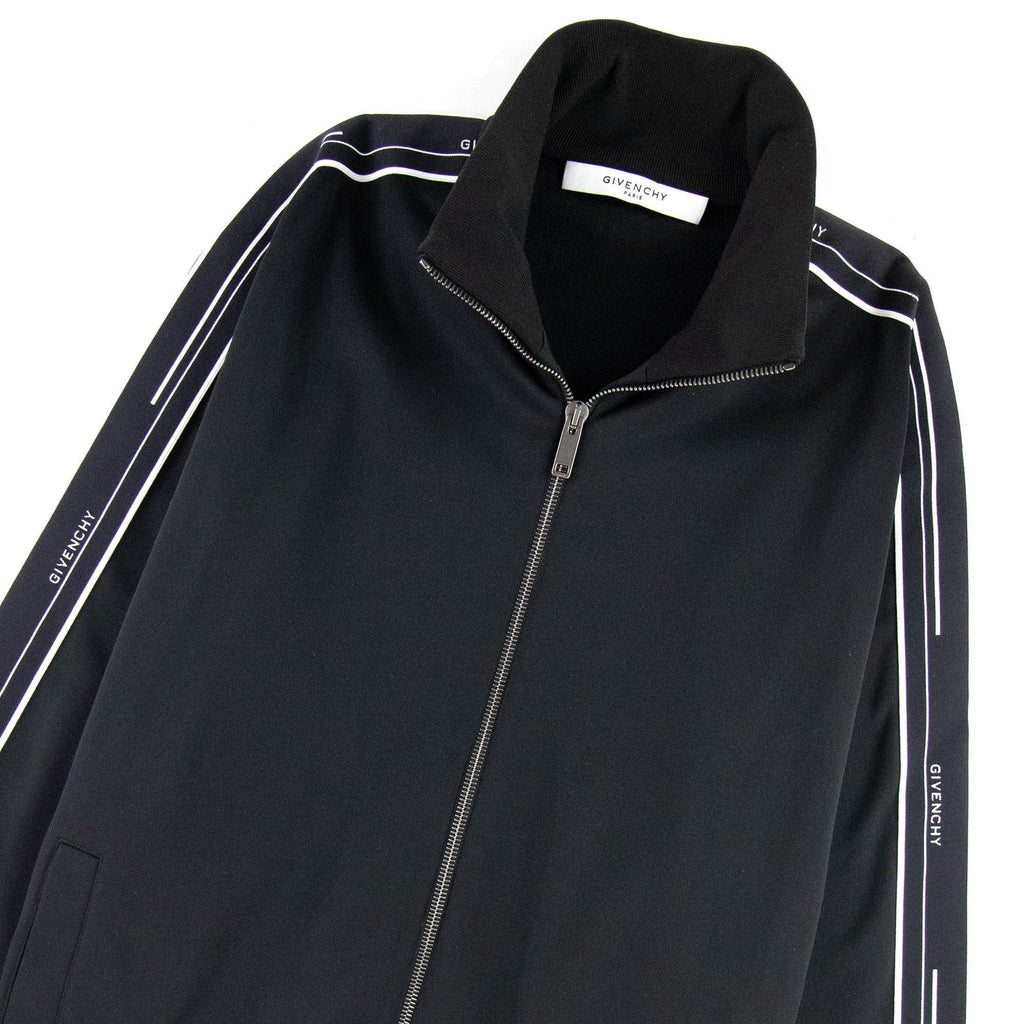 Givenchy Zip Sweatshirt Side Detail Black