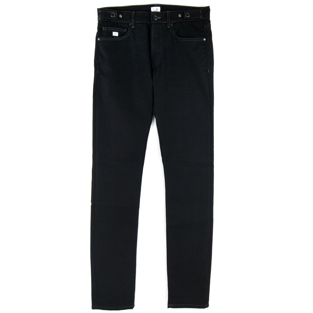 C.P. Company Mean Fit Slim Jeans Black D00