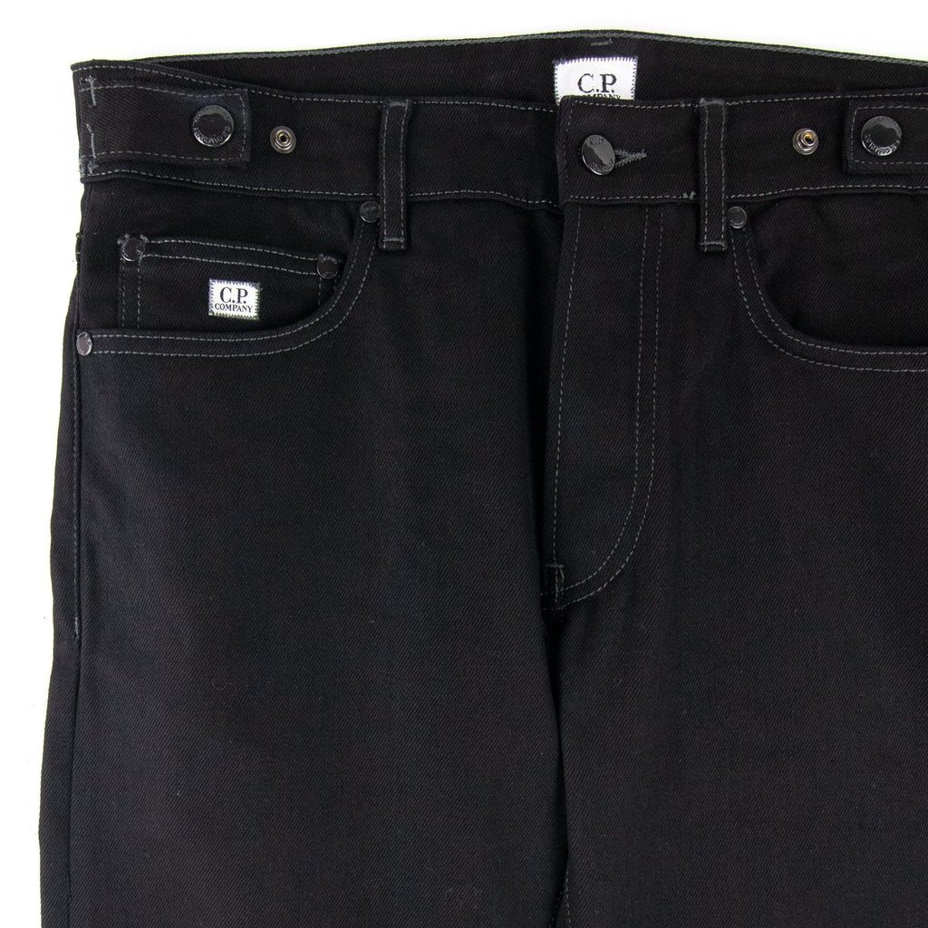 C.P. Company Mean Fit Slim Jeans Black D00