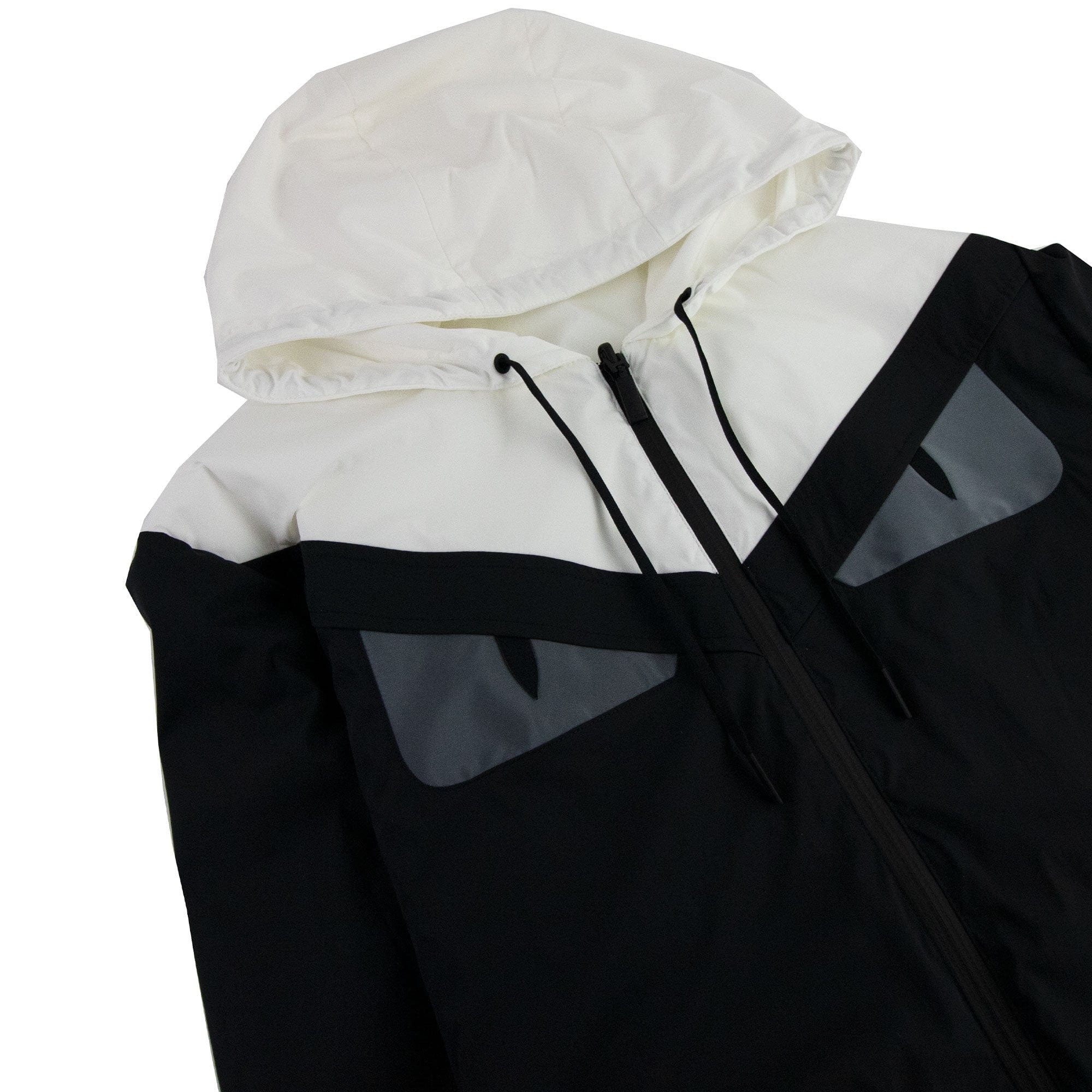 Fendi Reversible Nylon Windbreaker White/black