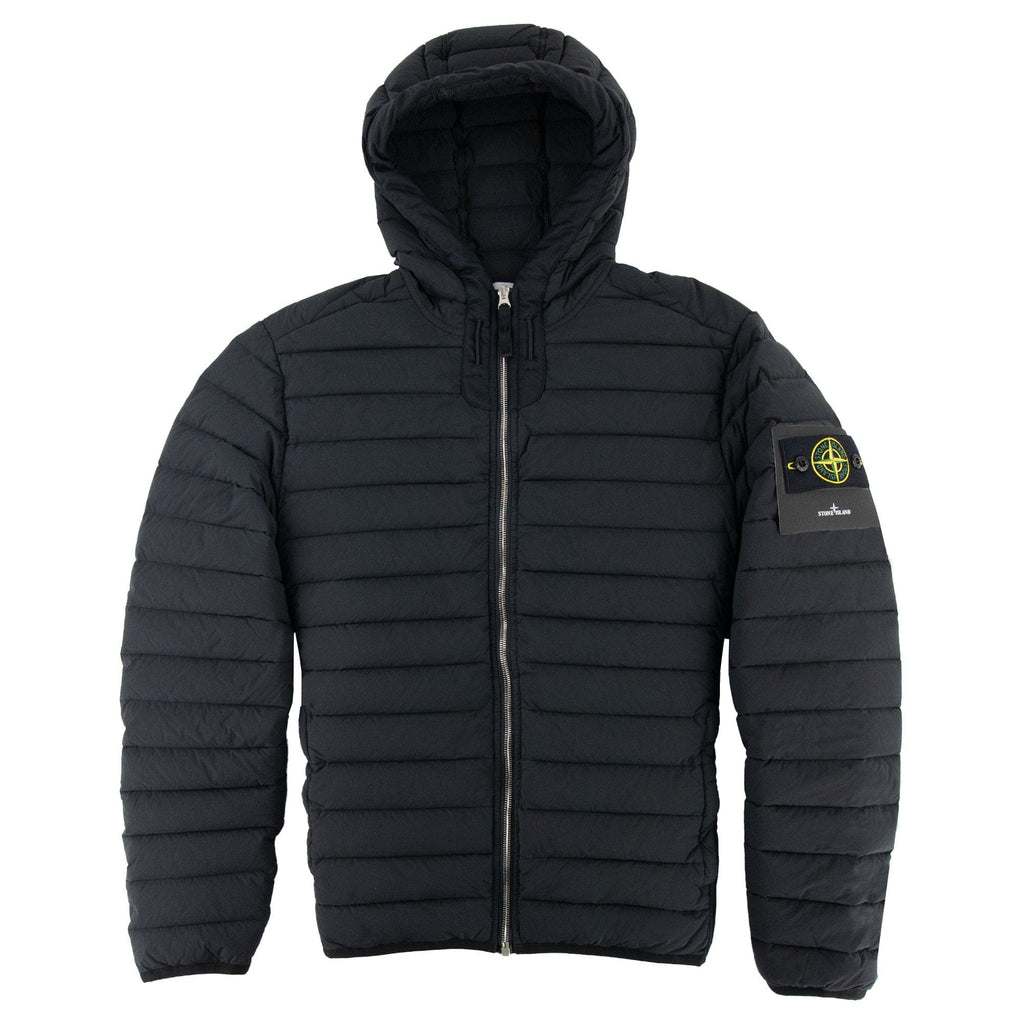 Stone Island Loom Woven Padded Jacket Black V0029